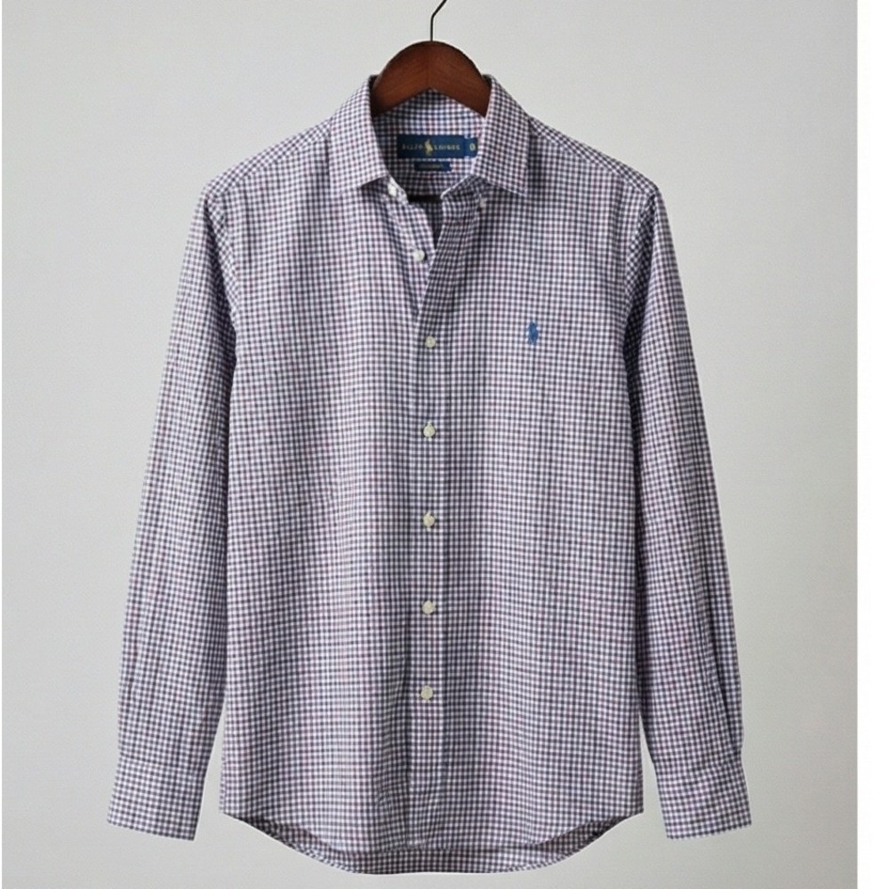 Polo Ralph Lauren Mens XL Gingham Button Down Shirt Multi Color Plaid
